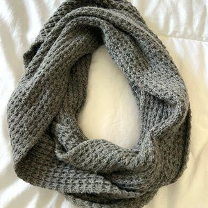 Gray infinity scarf